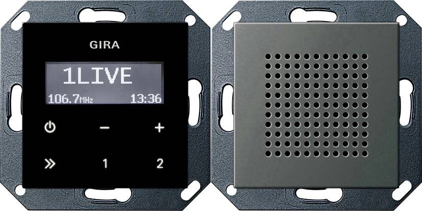 GIRA Radio encastrée acier inoxydable 2280600 1 pc(s)