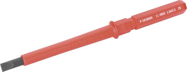 Cimco VDE SL 5,5 x 1,0 pour électricien, universel vis à fente Lame interchangeable 5.5 mm    80 mm