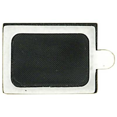 Composant électronique rectangulaire blanc avec un grand panneau central noir et une petite languette latérale, ressemblant à un module de batterie ou de capteur.