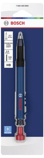 Bosch Professional Tieflochmarker Bleistift 1600A03B64 Marqueur de trou profond-2