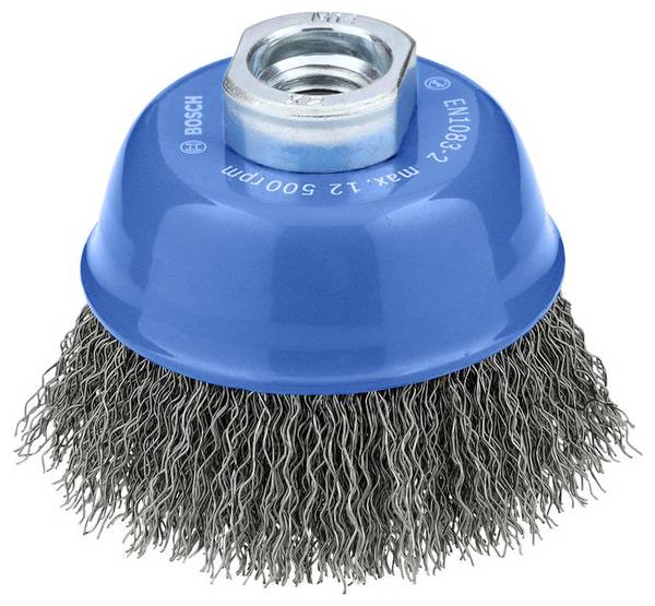 Bosch Accessories Brosse en pot Metal clean, 75 x 0,3 mm, M10, ondulée 2608620763  2608620763 1 pc(s)