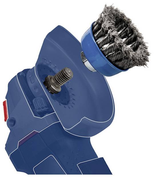 Bosch Accessories Brosse en pot en métal lourd, 75 x 0,5 mm, M10, torsadée 2608620760 2608620760 1 pc(s)-12
