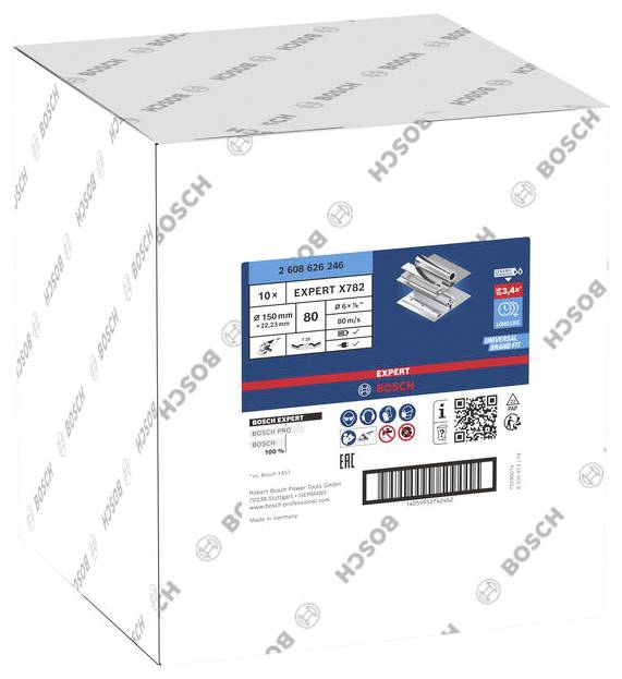 Bosch Accessories 2608626246 Disque à surfacer à lamelles Diamètre 150 mm Grain=80 1 pc(s)-3
