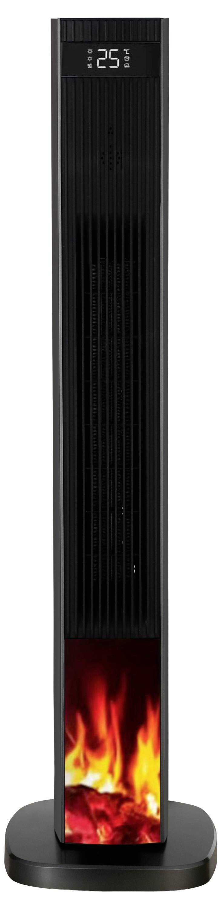 Be Cool BCLeon26 Radiateur colonne soufflant PTC noir-2