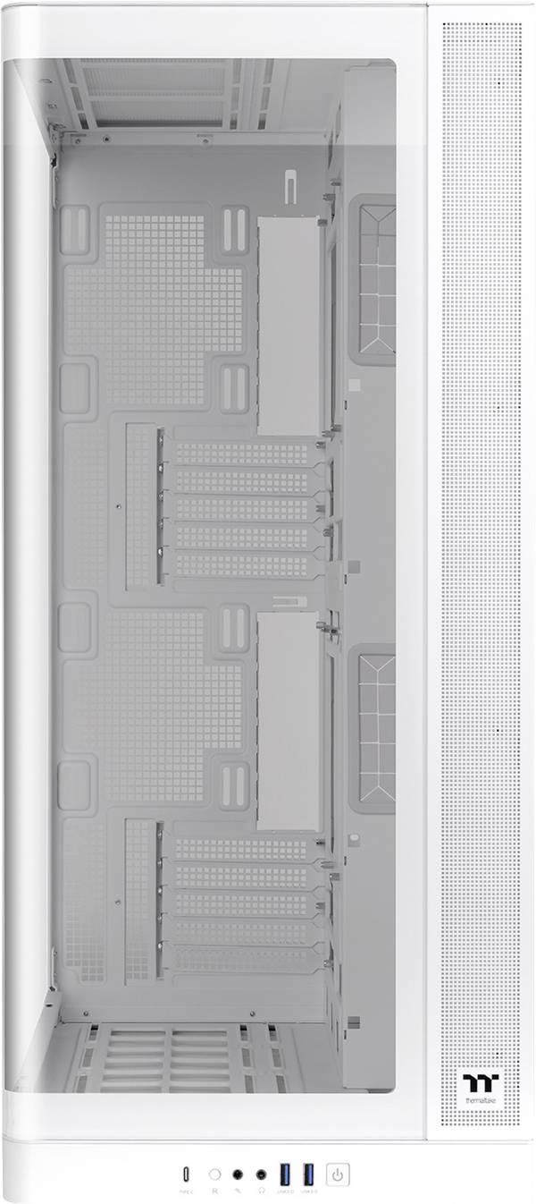 grande tour Thermaltake CAPO X Snow White Boîtier PC  blanc fenêtre latérale
