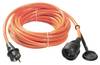 AS Schwabe 859210 alimentation Rallonge 16 A orange 10 m H07BQ-F 3G 2,5 mm² résiste à l'abrasion, très flexible, résistant aux intempéries
