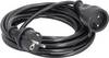AS Schwabe 850312 alimentation Rallonge 16 A noir 3 m H05VV-F 3G 1,5 mm²