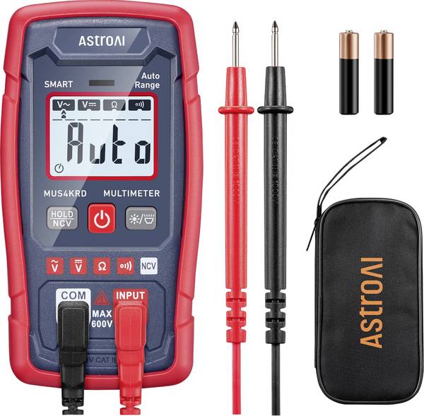 Astro AI  Multimètre   numérique  CAT II 600 V Affichage (nombre de points): 4000