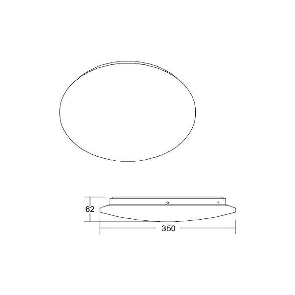 Brumberg 12577073 Plafonnier LED avec détecteur de mouvements LED 19 W blanc-3
