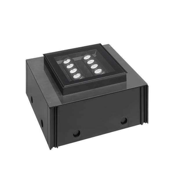 Brumberg 14696083 Lampe de sol LED encastrable sans LED 12 W noir-2