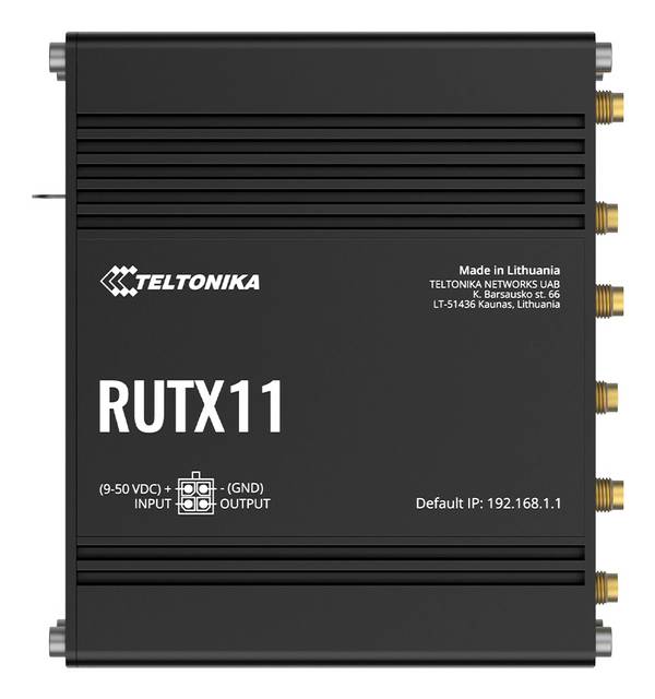 Routeur Wi-Fi Teltonika RUTX11  2.4 GHz, 5 GHz 867 MBit/s