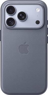 Apple TechWoven Case iPhone 18 Pro bleu Chambray compatible avec MagSafe MKD54ZM/A
