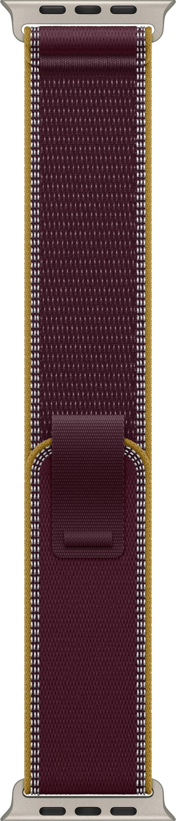 <br> Apple<br> Watch Trail Loop<br> <br> 49 mm<br> M/L<br> rouge bourgogne<br>