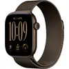 Apple Watch Series 12 GPS + Cellular 42 mm boîtier en aluminium Milanese Loop bronze foncé