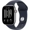 Apple Watch Series 12 GPS + Cellular 42 mm boîtier en aluminium bracelet de sport bleu marine S/M