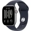 Apple Watch Series 12 GPS 42 mm boîtier en aluminium bracelet de sport bleu marine M/L