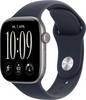 Apple Watch Series 12 GPS 42 mm boîtier en aluminium bracelet de sport bleu marine S/M