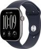 Apple Watch Series 12 GPS 46 mm boîtier en aluminium bracelet de sport bleu marine S/M