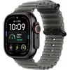 Apple Watch Ultra 4 GPS + Cellular 49 mm boîtier en titane Ocean Band noir semi-transparent