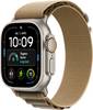 Apple Watch Ultra 4 GPS + Cellular 49 mm boîtier en titane Alpine Loop sable de désert L