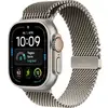 Apple Watch Ultra 4 GPS + Cellular 49 mm boîtier en titane Boucle milanaise en titane naturel L