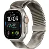 Apple Watch Ultra 4 GPS + Cellular 49 mm boîtier en titane Boucle milanaise en titane naturel M