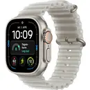 Apple Watch Ultra 4 GPS + Cellular 49 mm boîtier en titane Ocean Band gris semi-transparent