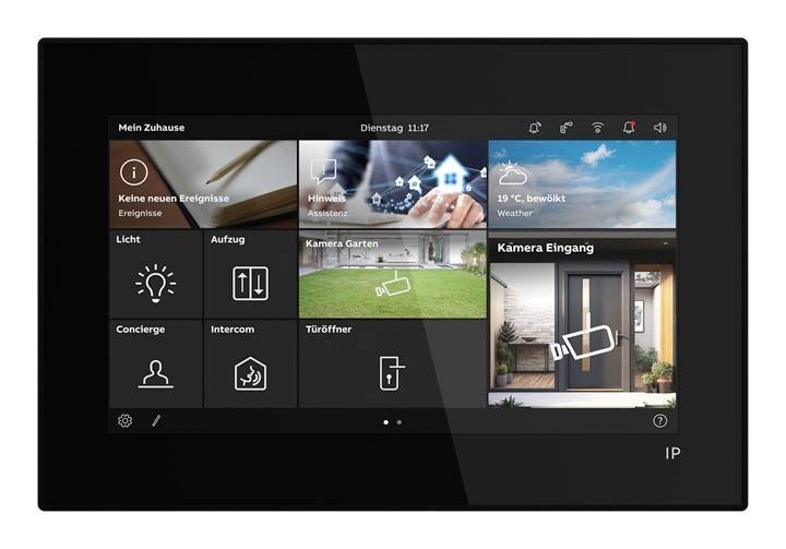 Busch-Jaeger H8249-1B-03 Interphone vidéo Station intérieure anthracite-0