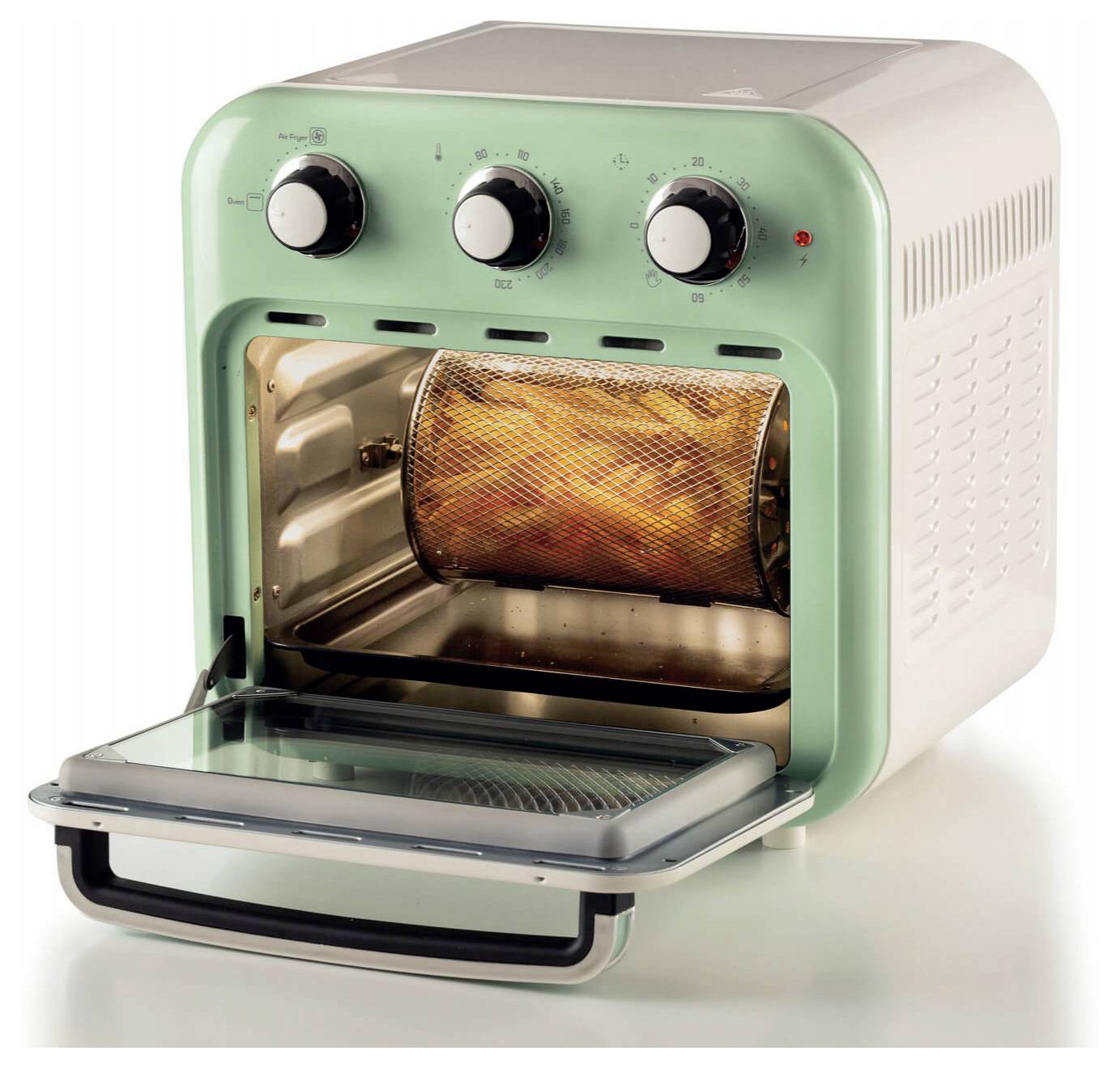 Ariete 4632/04 Mini-four et friteuse à air chaud fonction grill, fonction chaleur tournante, voyant lumineux, avec fonct-7