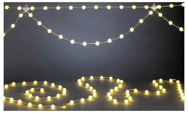 Konstsmide Rideau LED  pour l'extérieur 18 V  200 LED blanc chaud