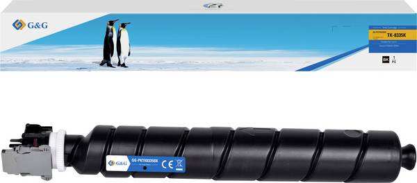 G&G Toner remplace  Kyocera TK-8335K compatible  noir 25000 pages GG-PKTK8335BK GG-PKTK8335BK