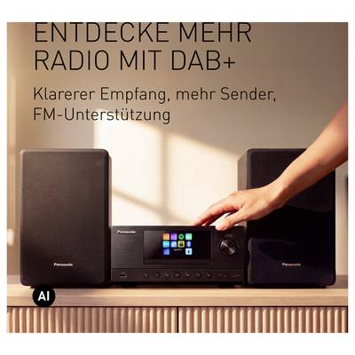 Panasonic SC-PMX112E-K Chaîne stéréo CD, DAB+, FM, WiFi, Air-Play, USB, 2 x 60 W noir-7