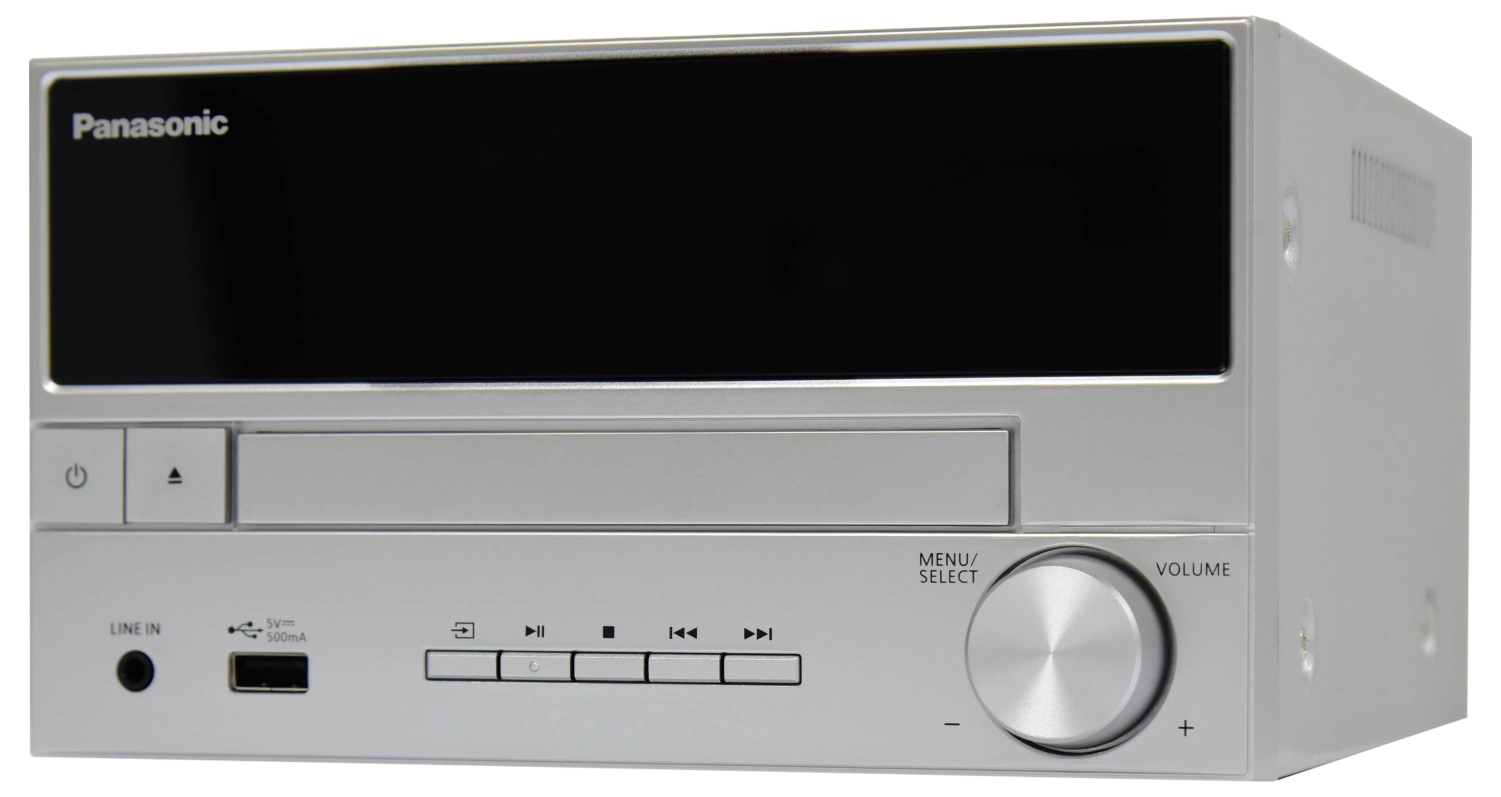 Panasonic SC-PM302E-S Chaîne stéréo Bluetooth, CD, USB, DAB+, FM, avec télécommande 20 W argent-4