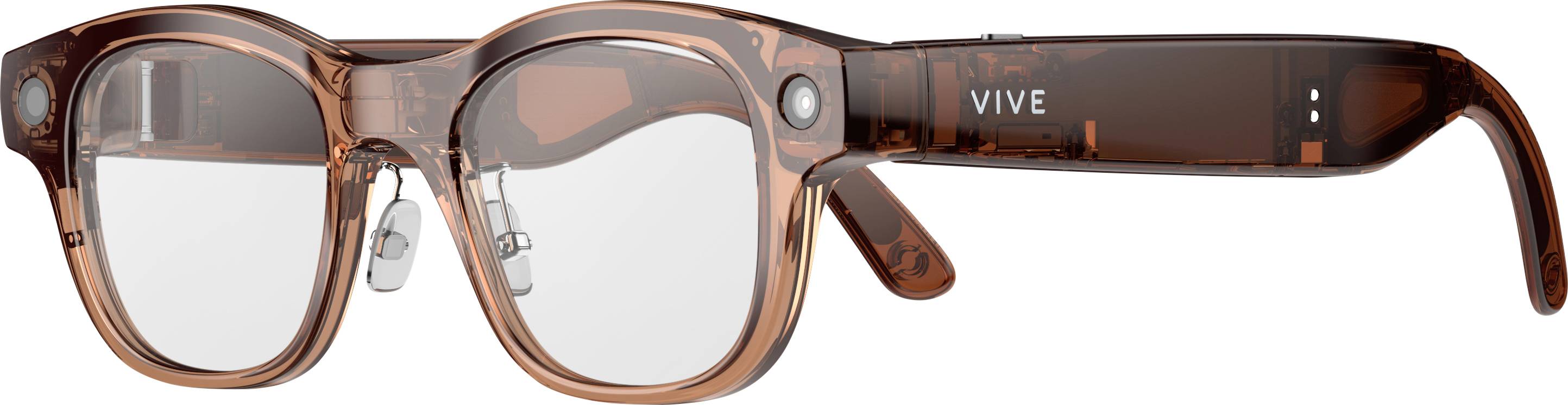 HTC Smart Glasses brun café 32 GB avec sonorisation intégrée, avec capteurs de mouvements