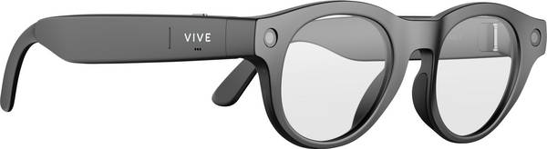 HTC VIVE Eagle Pantos Smart Glasses noir mat 32 GB avec sonorisation intégrée, avec capteurs de mouvements