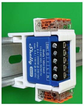 SOIXX Shelly Wave Shelly Module pour rail DIN