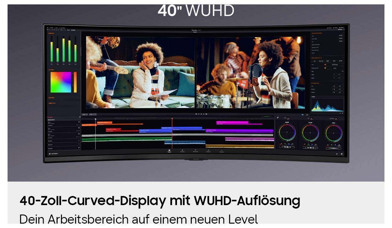 Moniteur LCD Samsung ViewFinity S85TH CEE G (A - G) 101.6 cm 40 pouces 5120 x 2160 pixels 21:9 4 ms VA LCD-19