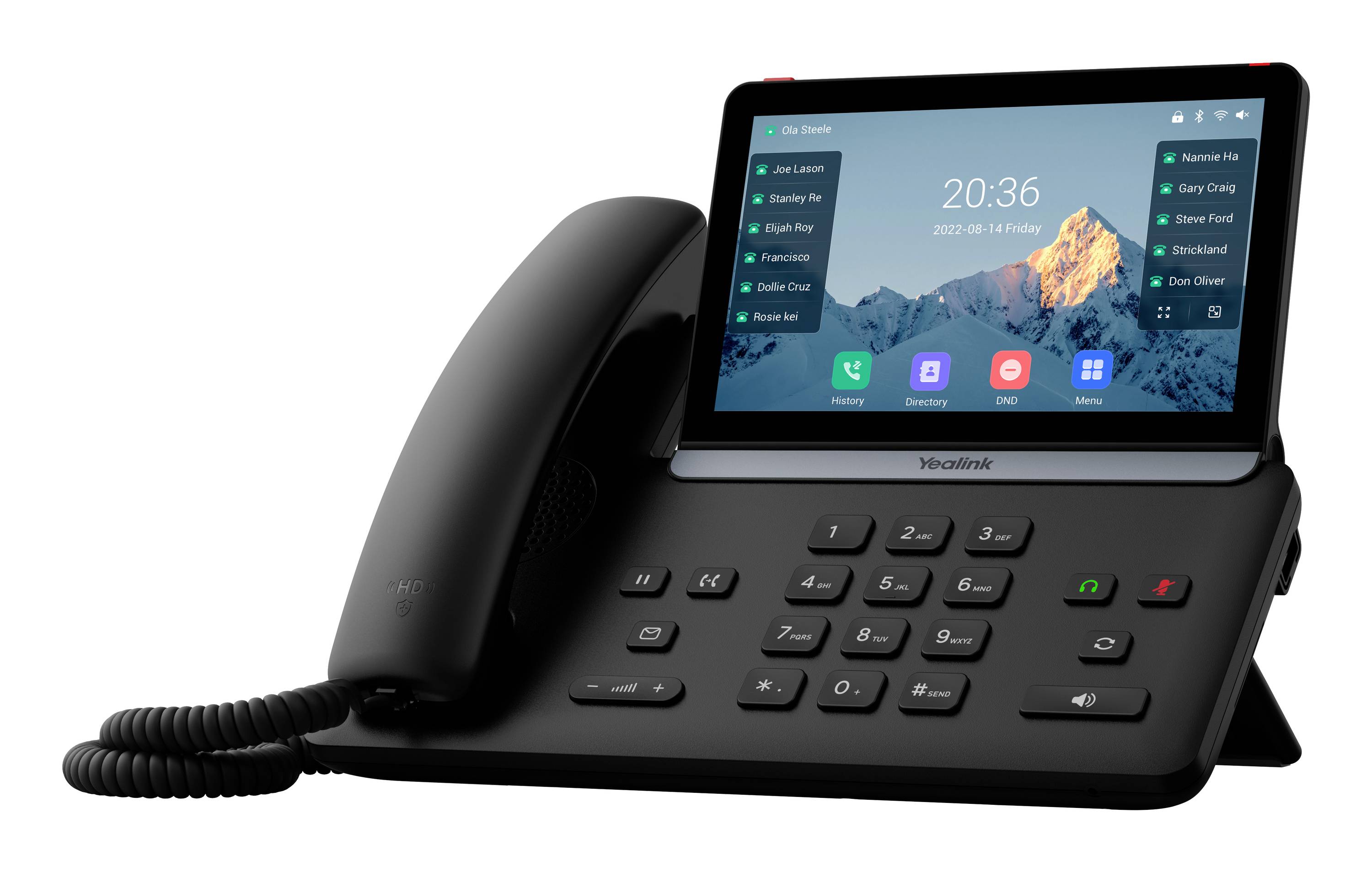 Téléphone système VoIP Yealink SIP-T87W noir-2