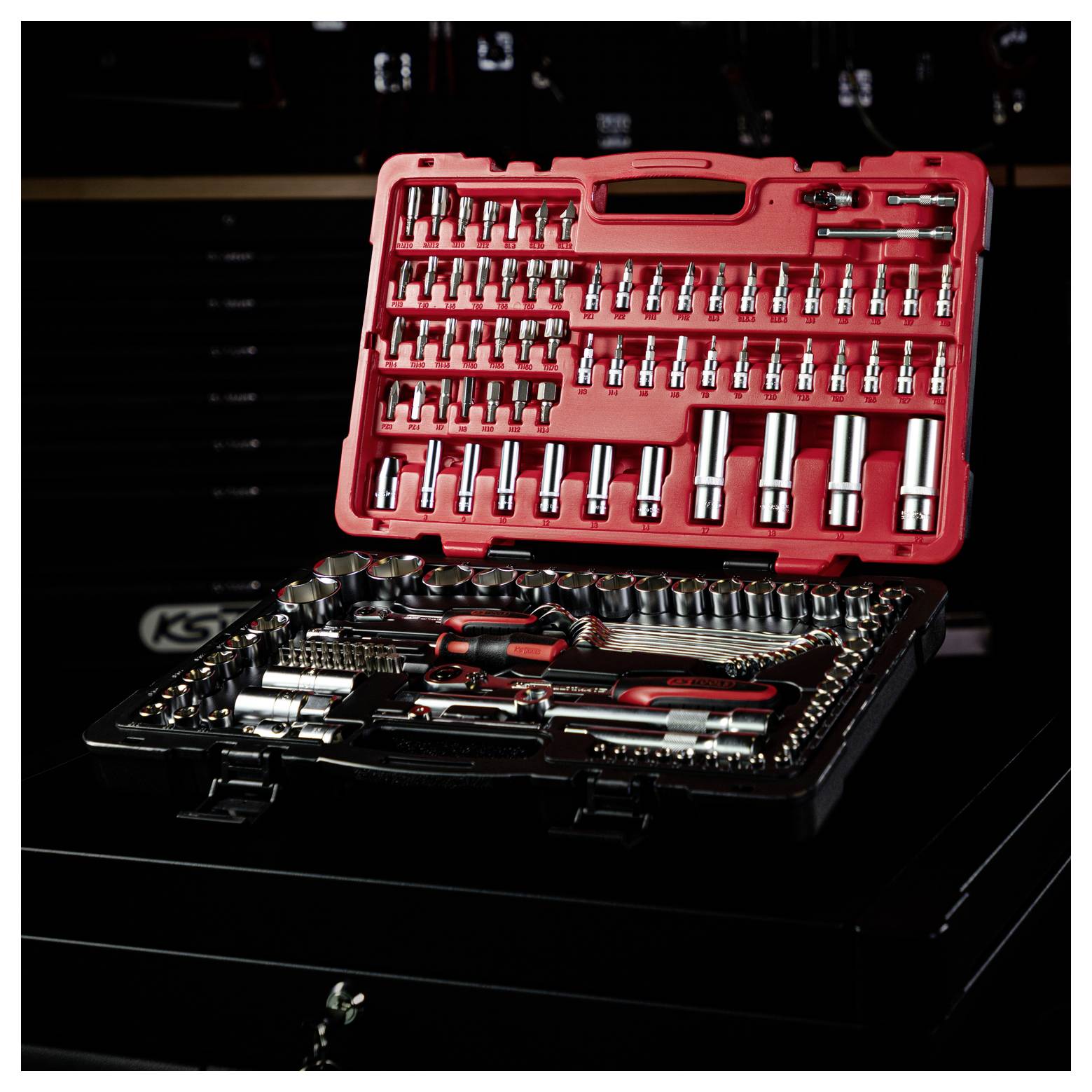 KS Tools ULTIMATE Jeu de clés à douille 1/2", 1/4" 922.0751-3