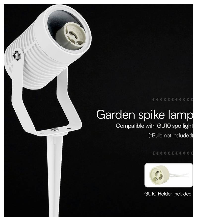 V-TAC 24228 VT-44005 SPIKE Lampe de jardin GU10 35 W blanc-5
