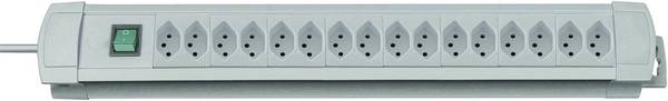 Bloc multiprise avec interrupteur Brennenstuhl 6552026 x16 gris clair fiche CH 1 pc(s)