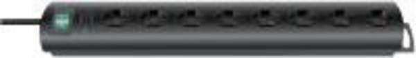 Bloc multiprise avec interrupteur Brennenstuhl 1153302128 x8 noir fiche CH 1 pc(s)