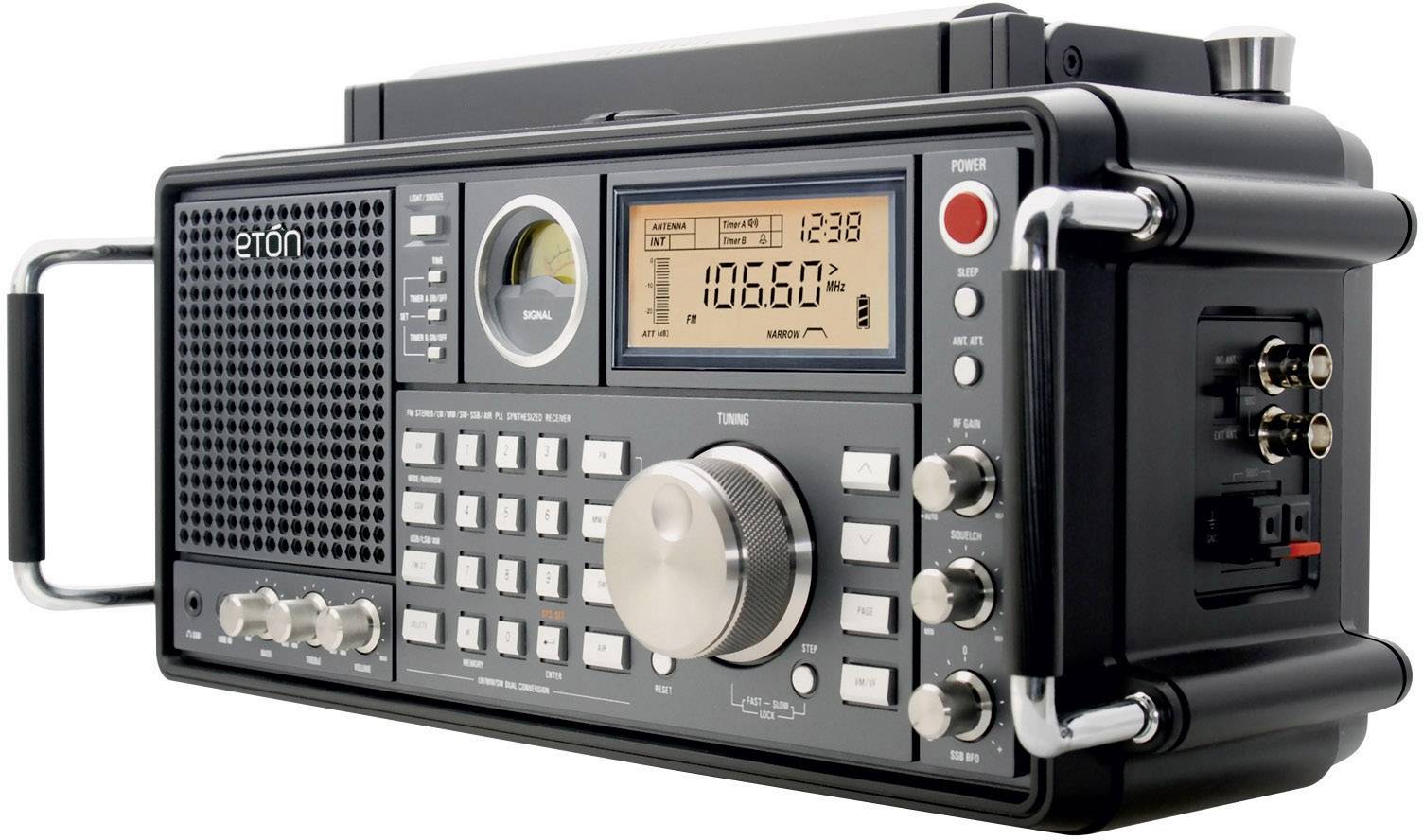 Radio AM/FM/LW/OC avec bande aviation et BL Eton Satellit 750 Conrad.fr