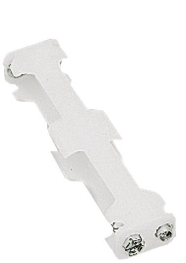 Velleman BH342B Support de pile 4x LR6 (AA) raccordement par empreinte pile 9V (L x l x H) 110 x 26 x 16 mm