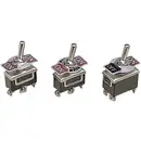 Interrupteur à levier 1 x (On)/Off/(On) Velleman JS-510G 250 V/AC 10 A momentané/0/momentané 1 pc(s)