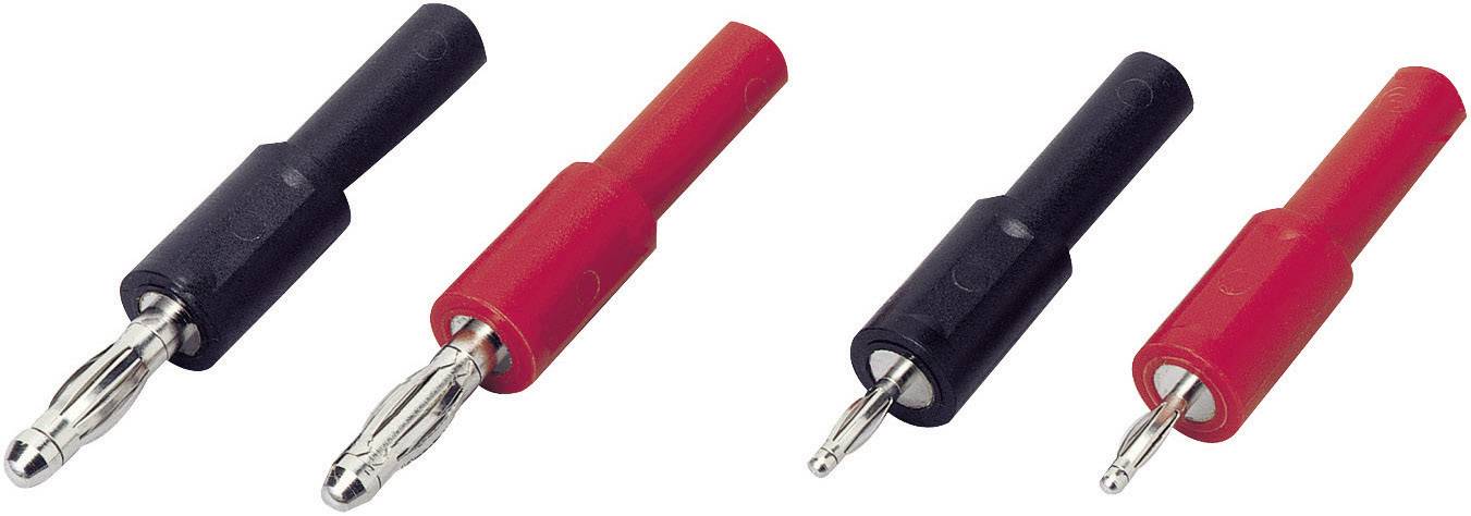 Adaptateur banane rouge mâle 2mm / femelle 4mm Electro PJP ADA 204-0
