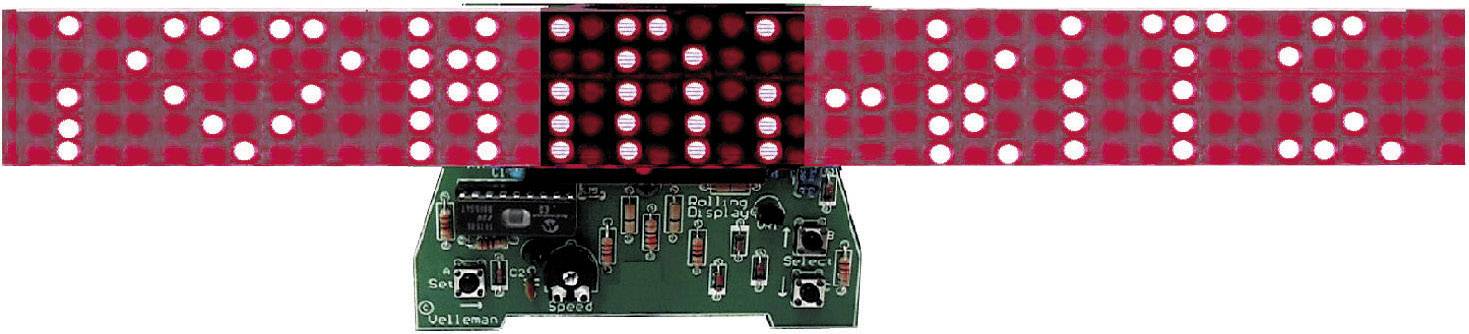 Whadda MK124 Kit journal lumineux Modèle (kit/module): kit à monter 9 V/DC, 12 V/DC-1