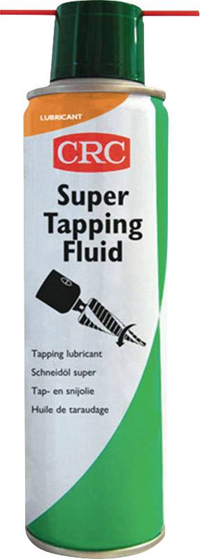 Une bombe aérosol de lubrifiant 'CRC Super Tapping Fluid', utilisé pour améliorer l'usinage des filets.