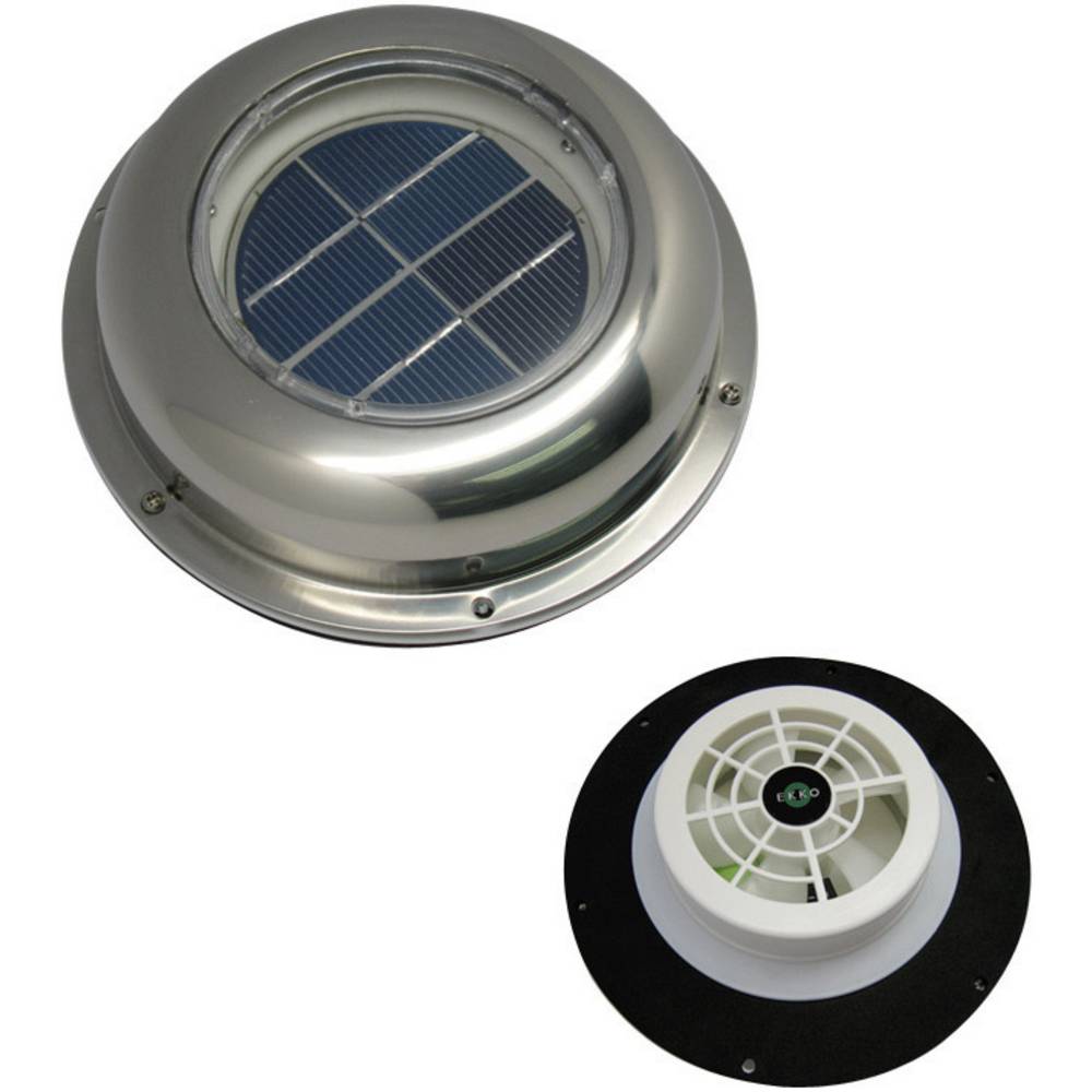 Salle De Bain Mur Noir ~ extracteur d air solaire en inox ekko conrad fr Salle De Bain Mur Noir ~ extracteur d air solaire en inox ekko conrad fr