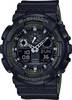 Casio à quartz Montre-bracelet GA-100L-1AER (l x H) 51.20 mm x 55 mm vert, noir Matériau du boîtier=Résine synthétique Matériau (bracelet)=Résine synthétique
